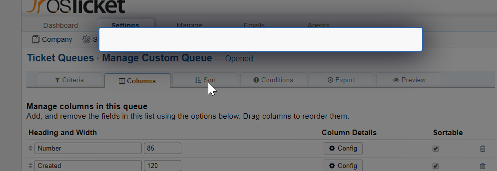 Queue columns configuration · Issue #5094 · osTicket/osTicket · GitHub