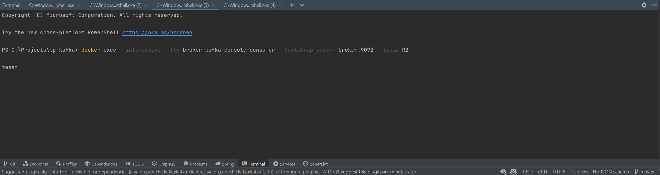 Github red mal tp kafka