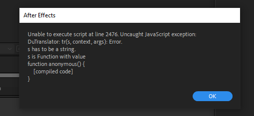 Unable to execute script at line 2514 in AE2020! · Issue #581 ...