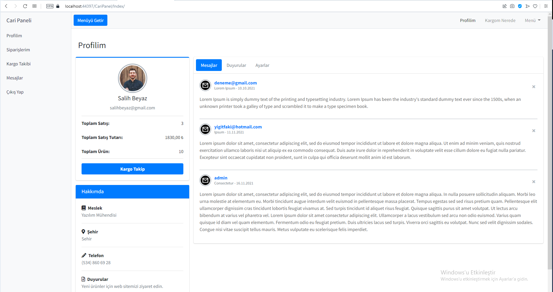 GitHub - IGorkemOzturk/Ticari-otomasyon: Kurumsal firmalar için ticari ...