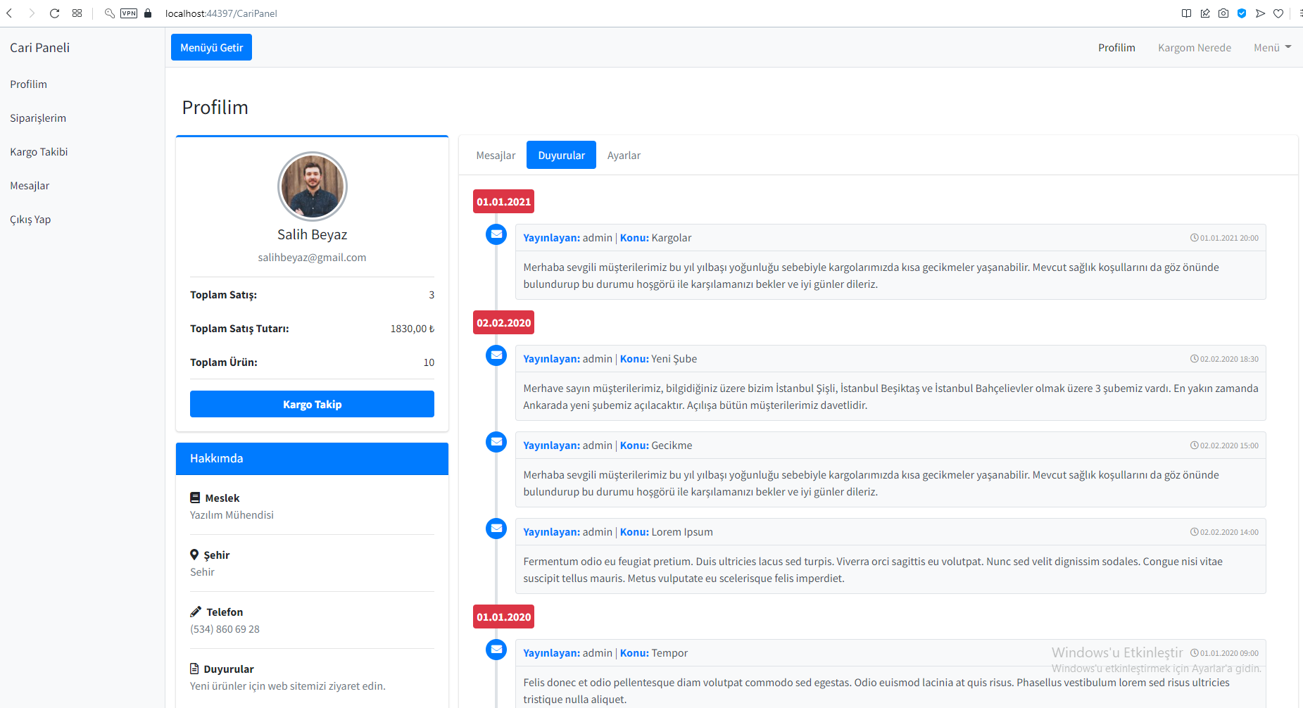 GitHub - IGorkemOzturk/Ticari-otomasyon: Kurumsal firmalar için ticari ...