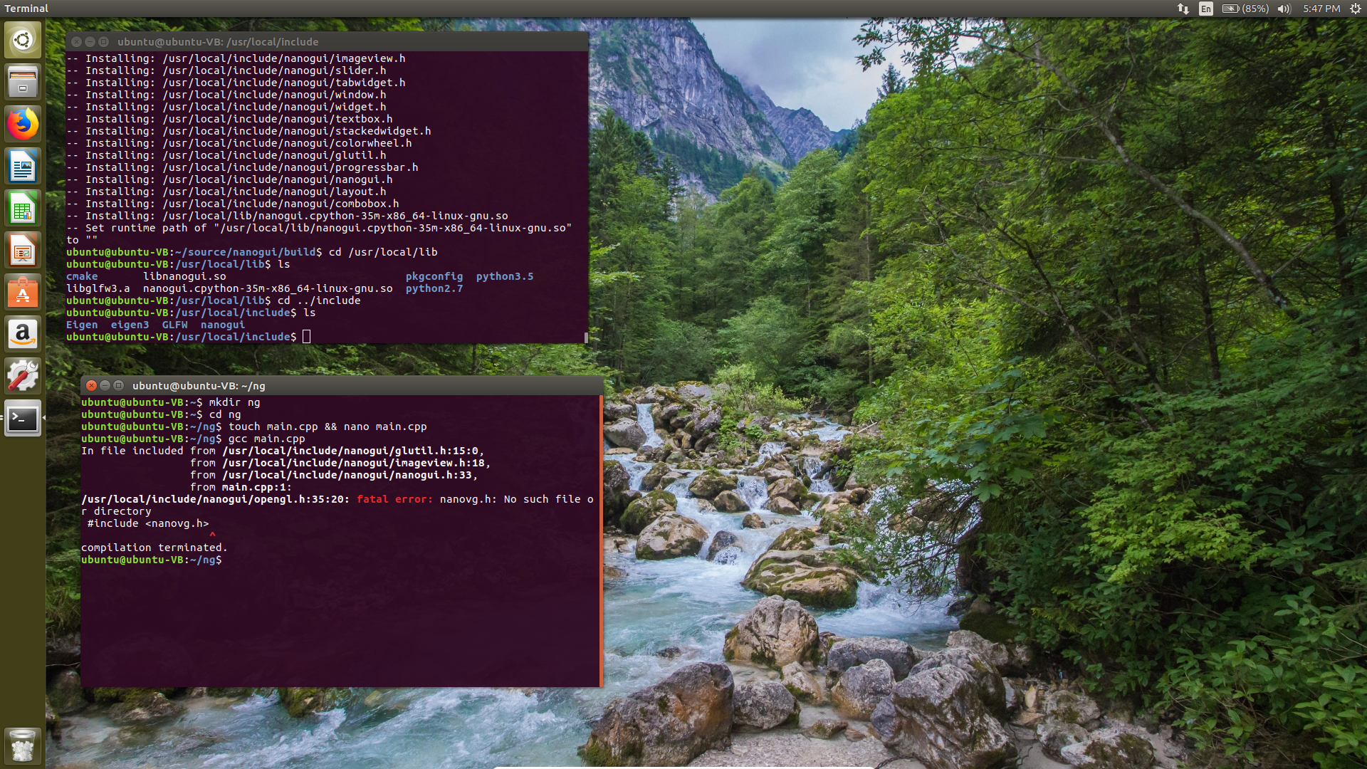 Problems with usage · Issue #287 · wjakob/nanogui · GitHub