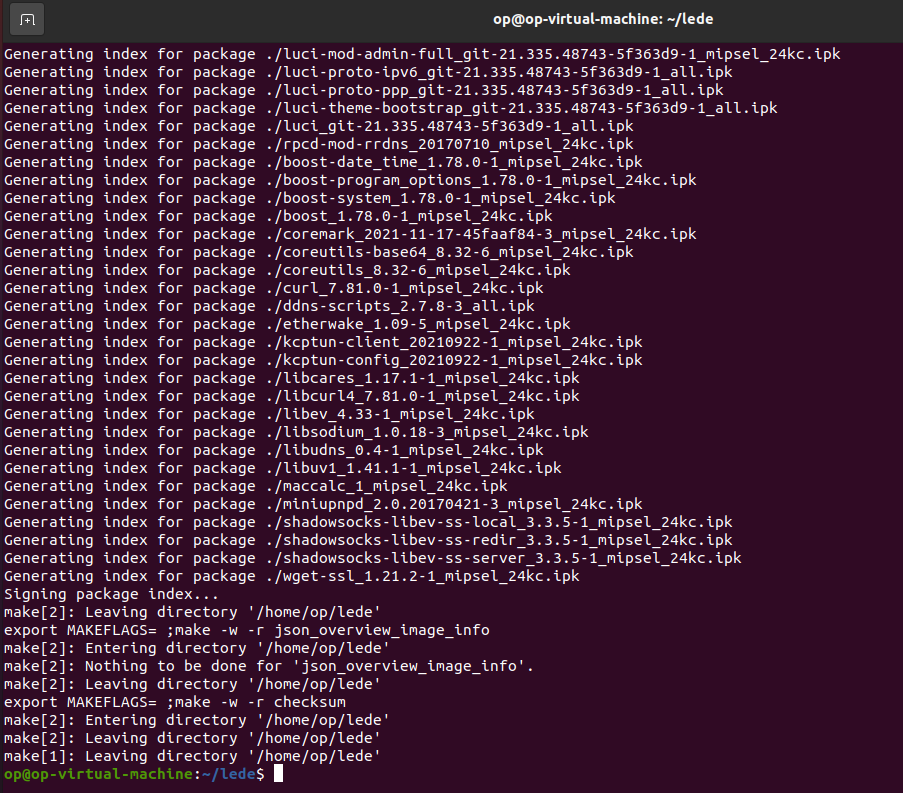 问一下编译好后，为什么没有生成固件呢？ · Issue #8779 · coolsnowwolf/lede · GitHub