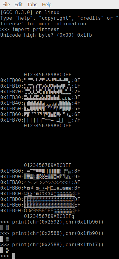 Problems with Symbols for Legacy Computing in DejaVu Sans Mono Book ...