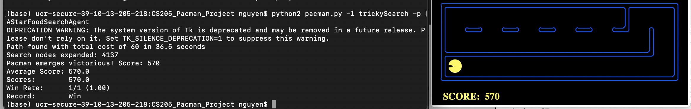 GitHub - fordoelgordo/CS205_Pacman_Project: Berkely AI Pacman Project ...