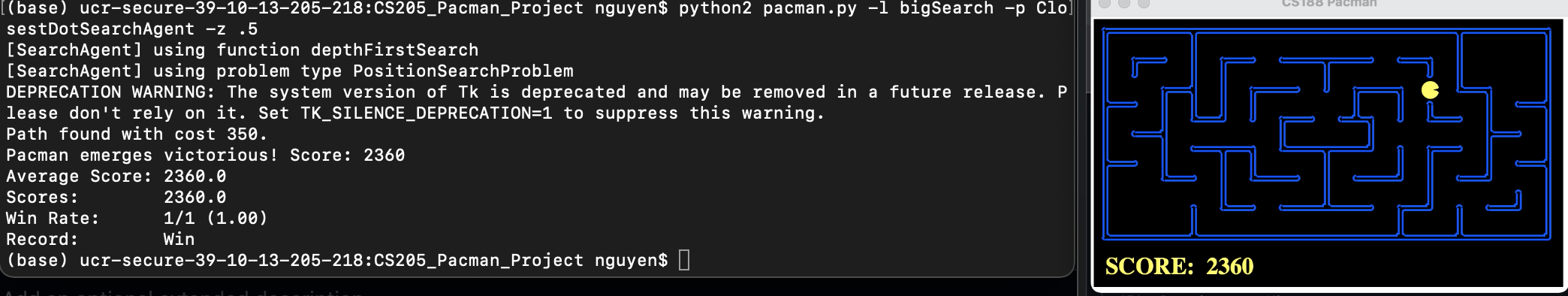 GitHub - fordoelgordo/CS205_Pacman_Project: Berkely AI Pacman Project ...