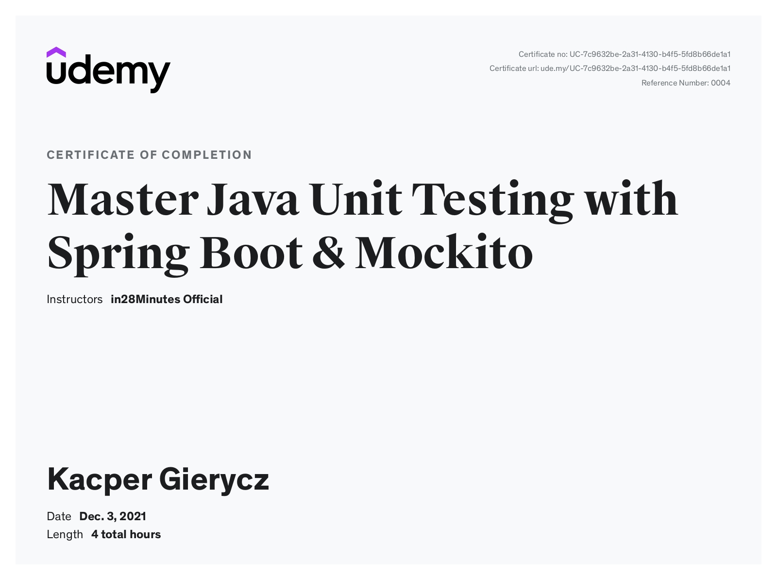 Master Java Unit Testing with Spring Boot Mockito