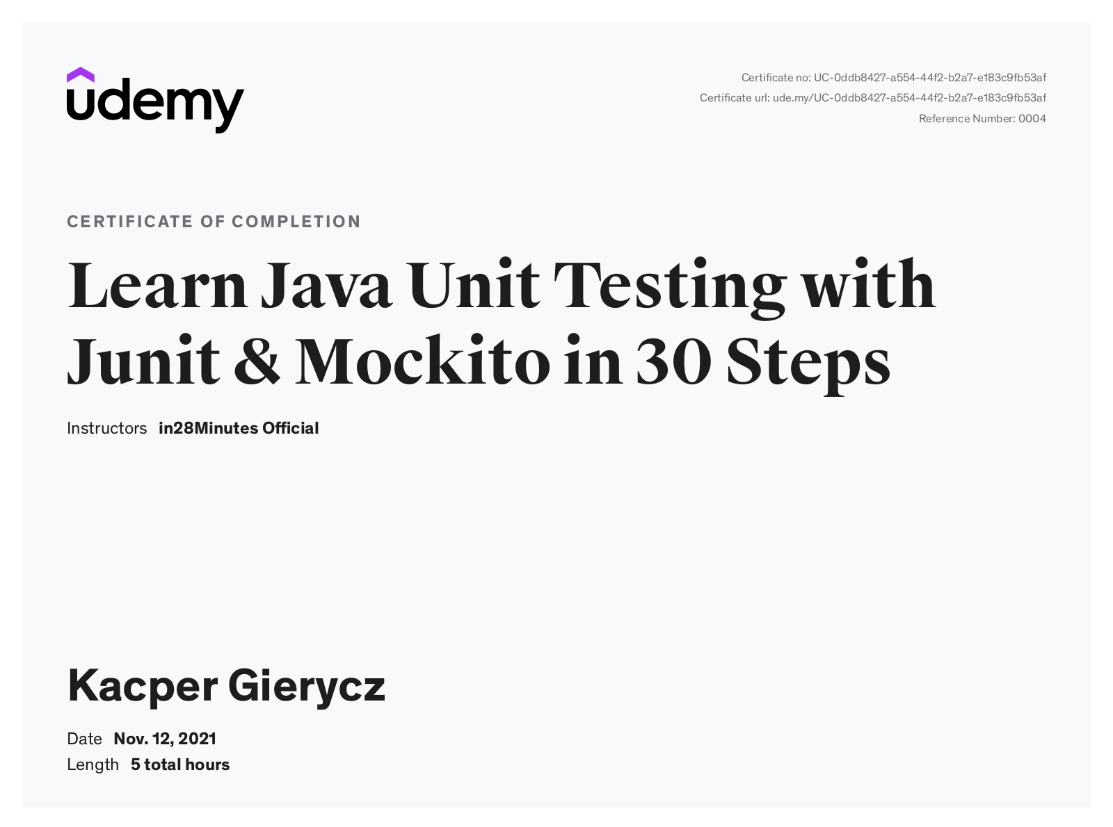 Learn Java Unit Testing with Junit Mockito in 30 Steps