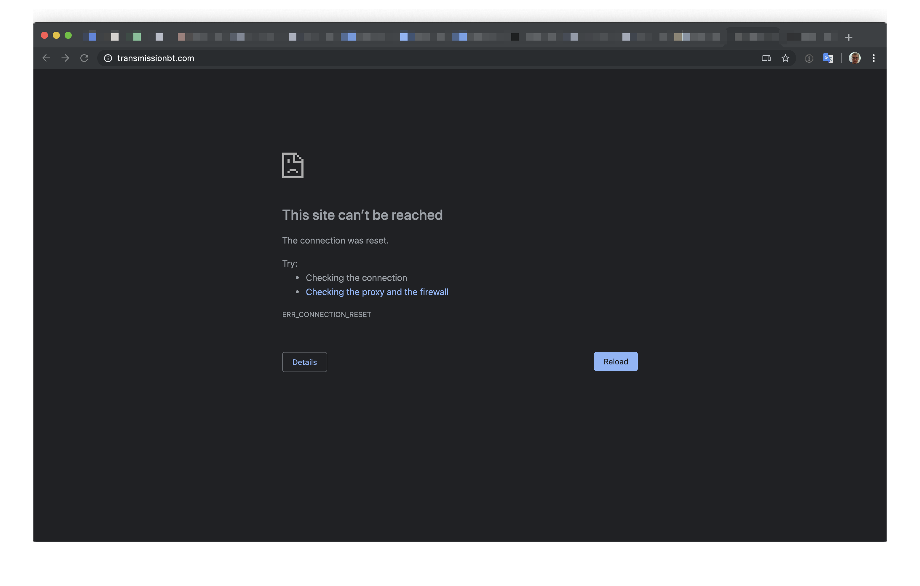 [bug] The site is down · Issue #1058 · transmission/transmission · GitHub