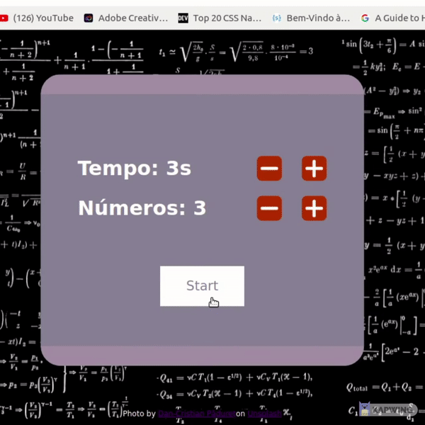GitHub - Victhor-Alexis/Numbers-Memory-Game: React game application to ...