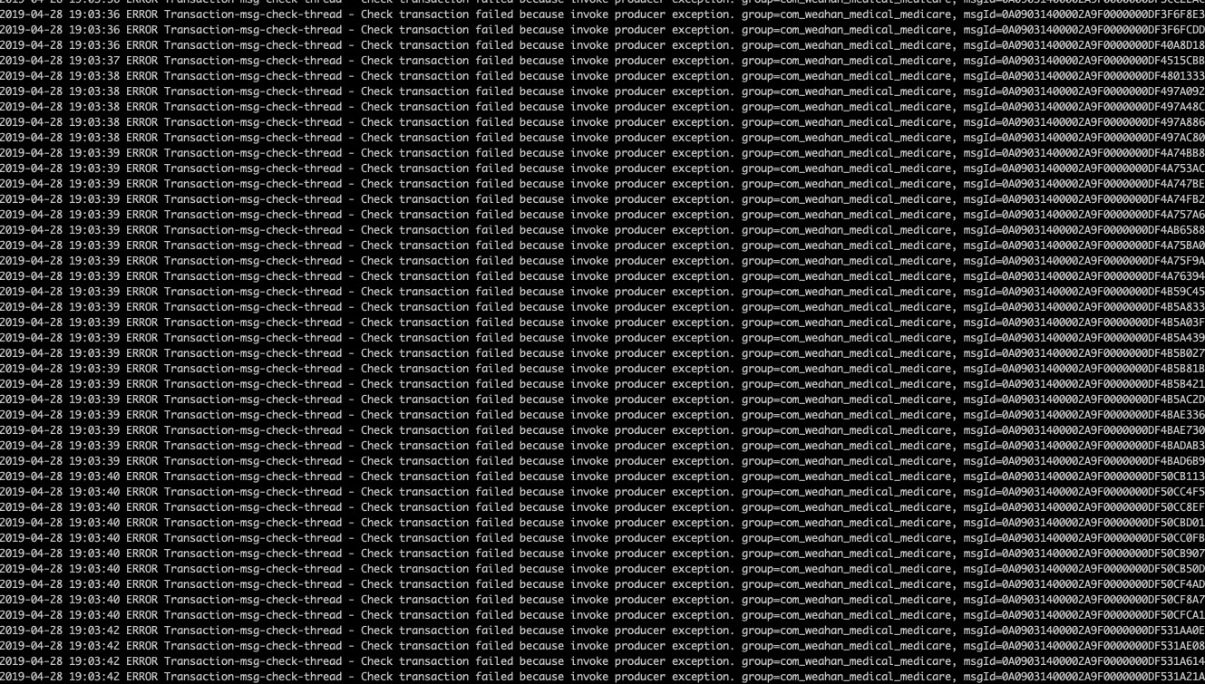 checkLocalTransaction不断循环回查 · Issue #1183 · apache/rocketmq · GitHub