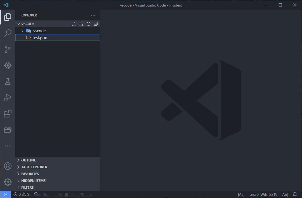 Insiders opens any "settings.json" file as vscode user settings · Issue