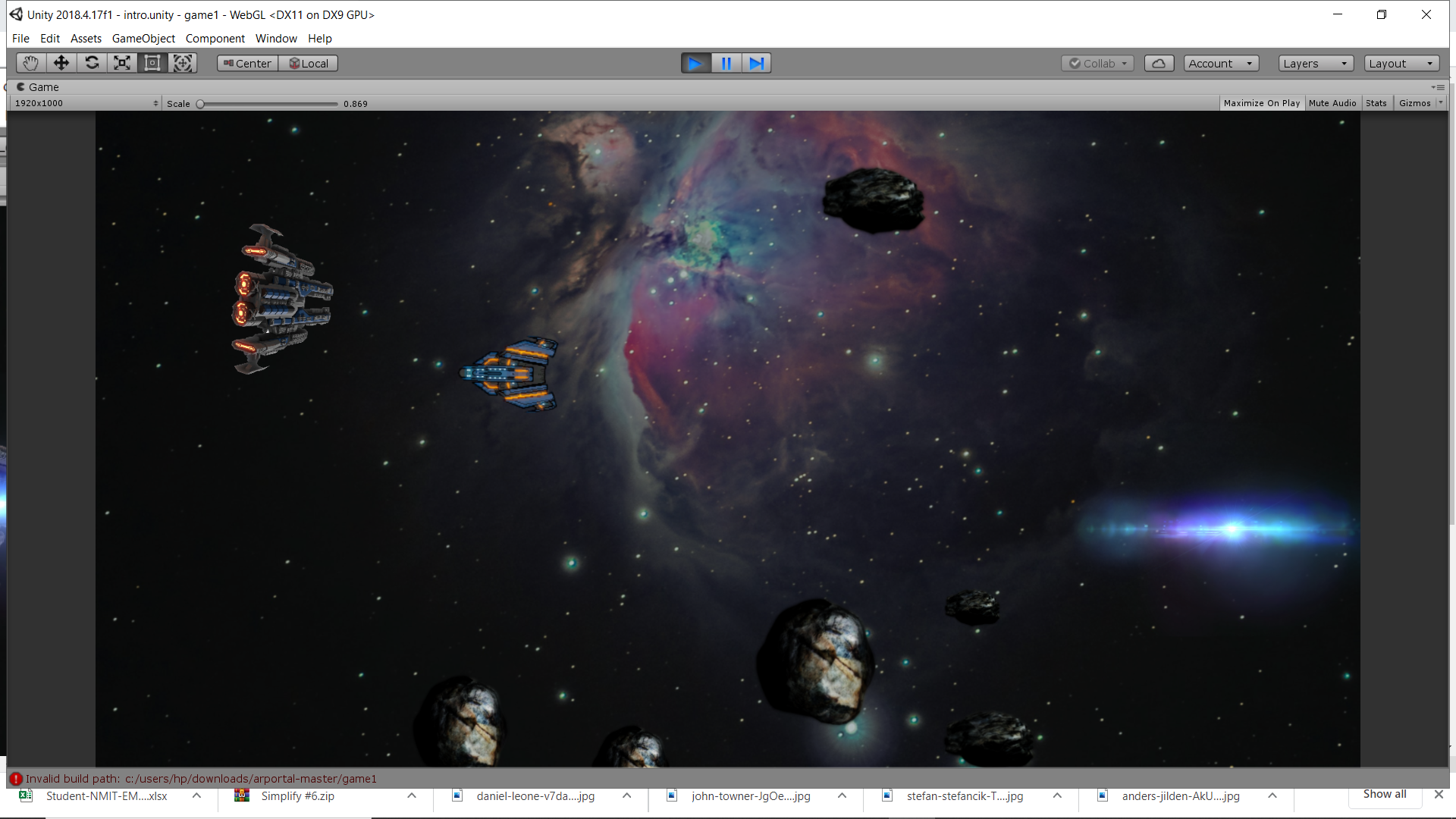 GitHub - purnima143/Spacebattlegame