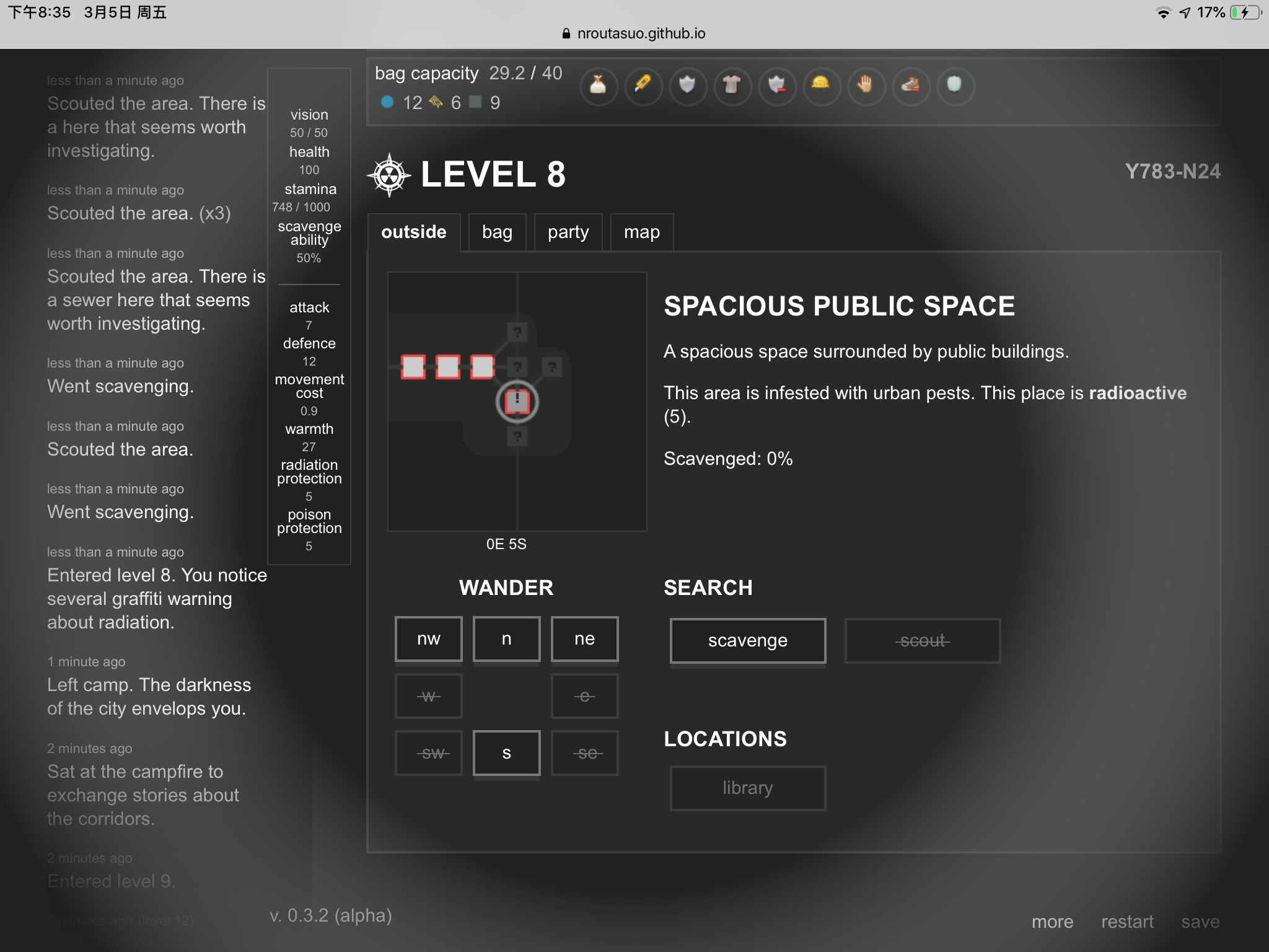 Just a small typo · Issue #179 · nroutasuo/level13 · GitHub
