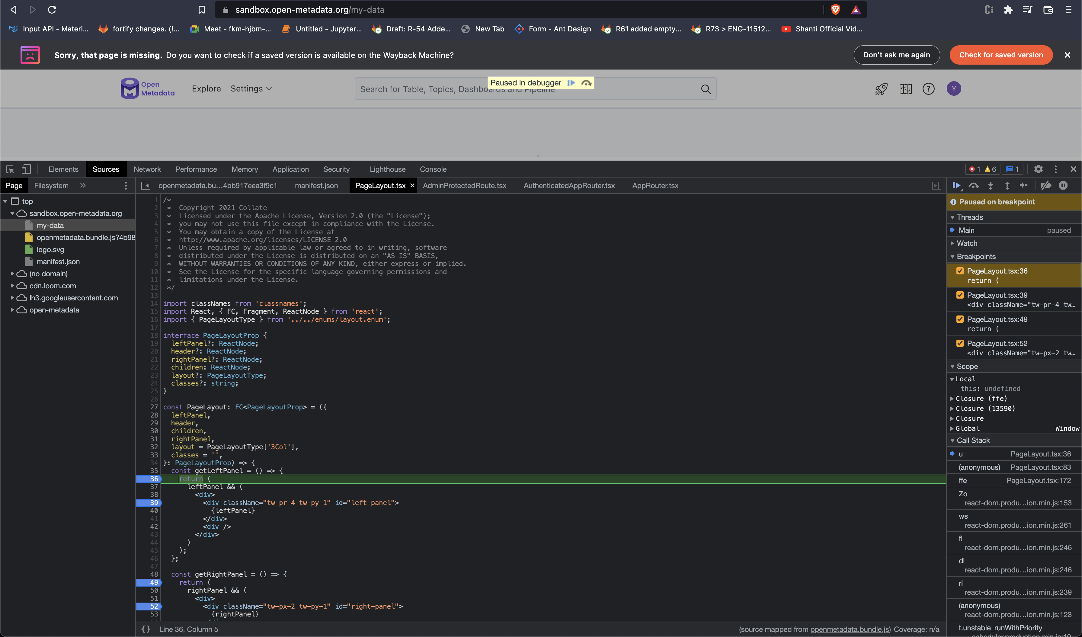 Source code is visible in production mode · Issue #5291 · open-metadata ...