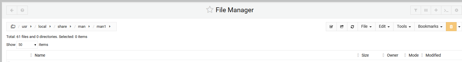 File manager - Don't open a new tab everytime the File manager opens ...