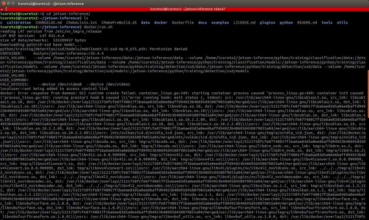 docker/run.sh error about permission · Issue #849 · dusty-nv 