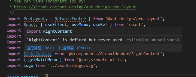 🧐[问题] 使用pro V4 javascript 最新版 4.5.0 eslint 报错 · Issue #7906 · ant ...