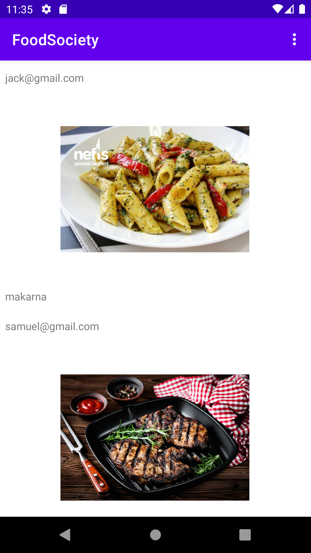 GitHub - eduran2412/foodSociety: platform where photos and recipes of ...
