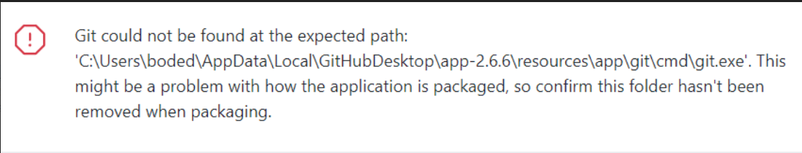 git - executable `python` not found while using github... Github crashes and won't restart · Issue #11776 · desktop/desktop · GitHub