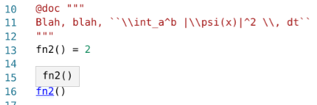 Docstrings: @doc not recognized · Issue #1650 · julia-vscode/julia ...