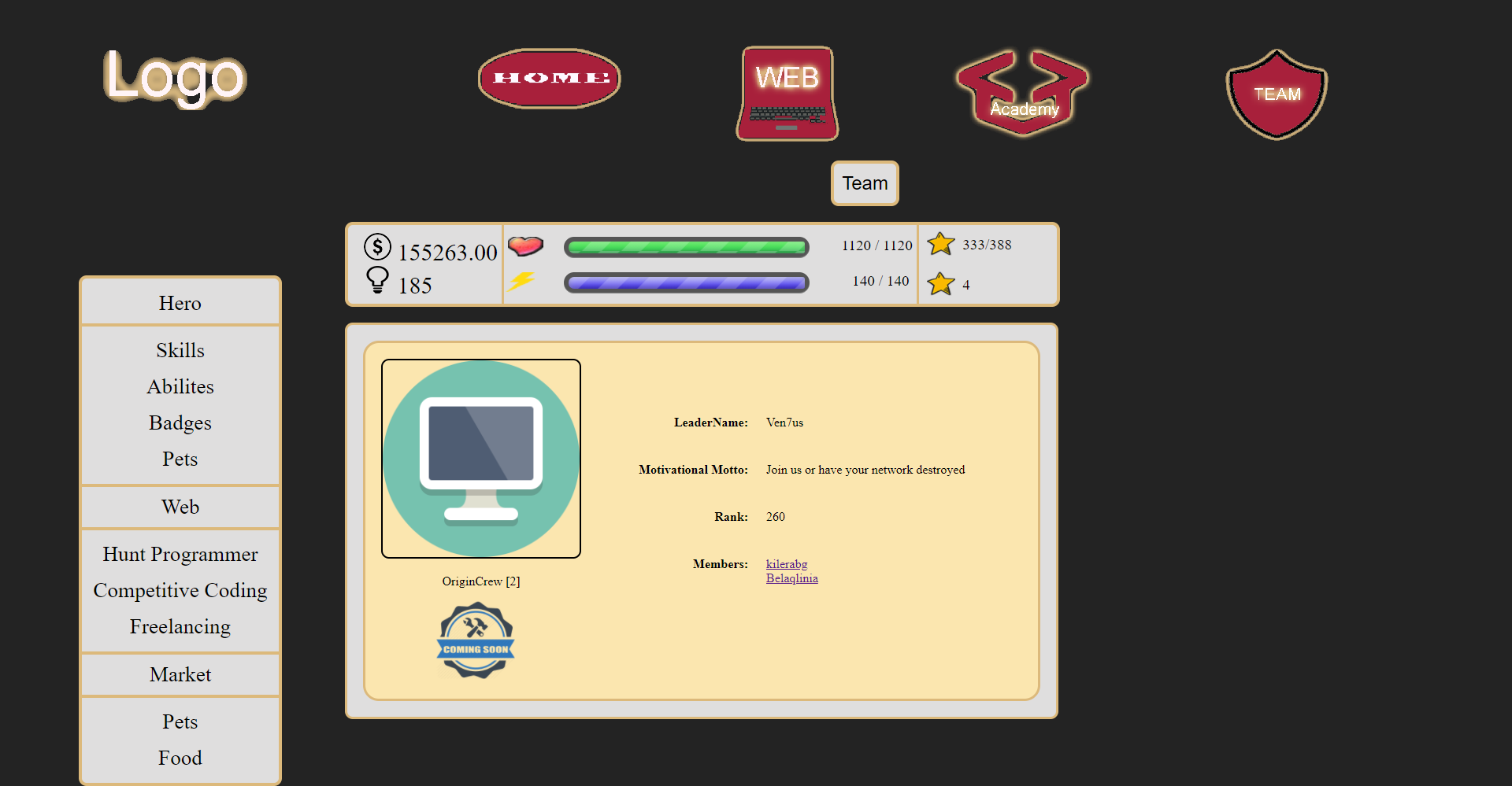 GitHub - MihaelPavlov/CyberWars: This is a static browser game. Each ...