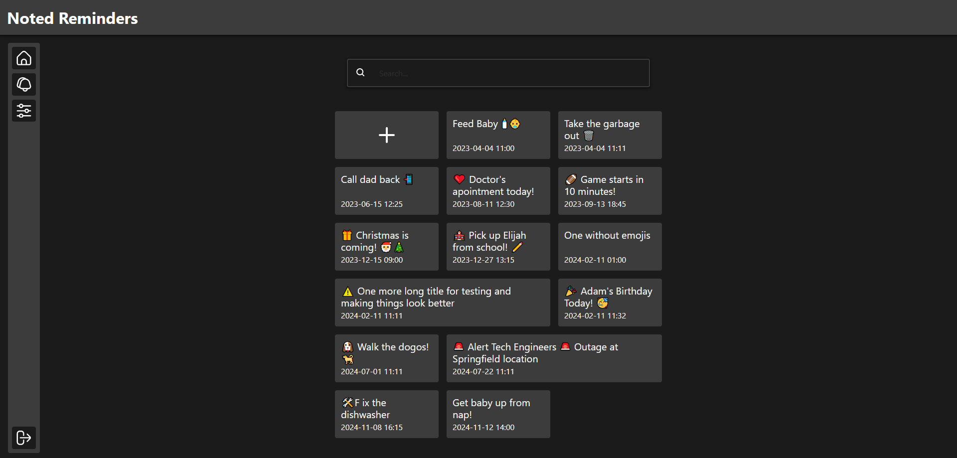 noted-reminders-dashboard