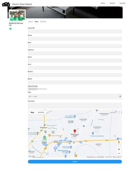 GitHub - SiddharthJoy/Here-s-Your-Home: It's a web application for ...