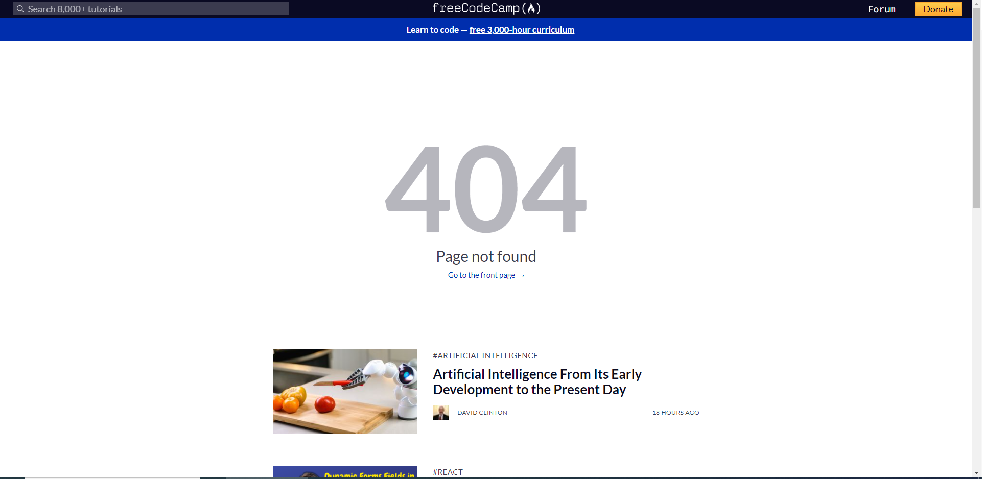 Link is incorrect. · Issue #45069 · freeCodeCamp/freeCodeCamp · GitHub