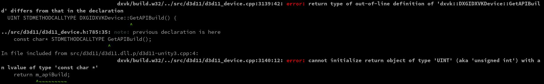 patch HUD fail clang
