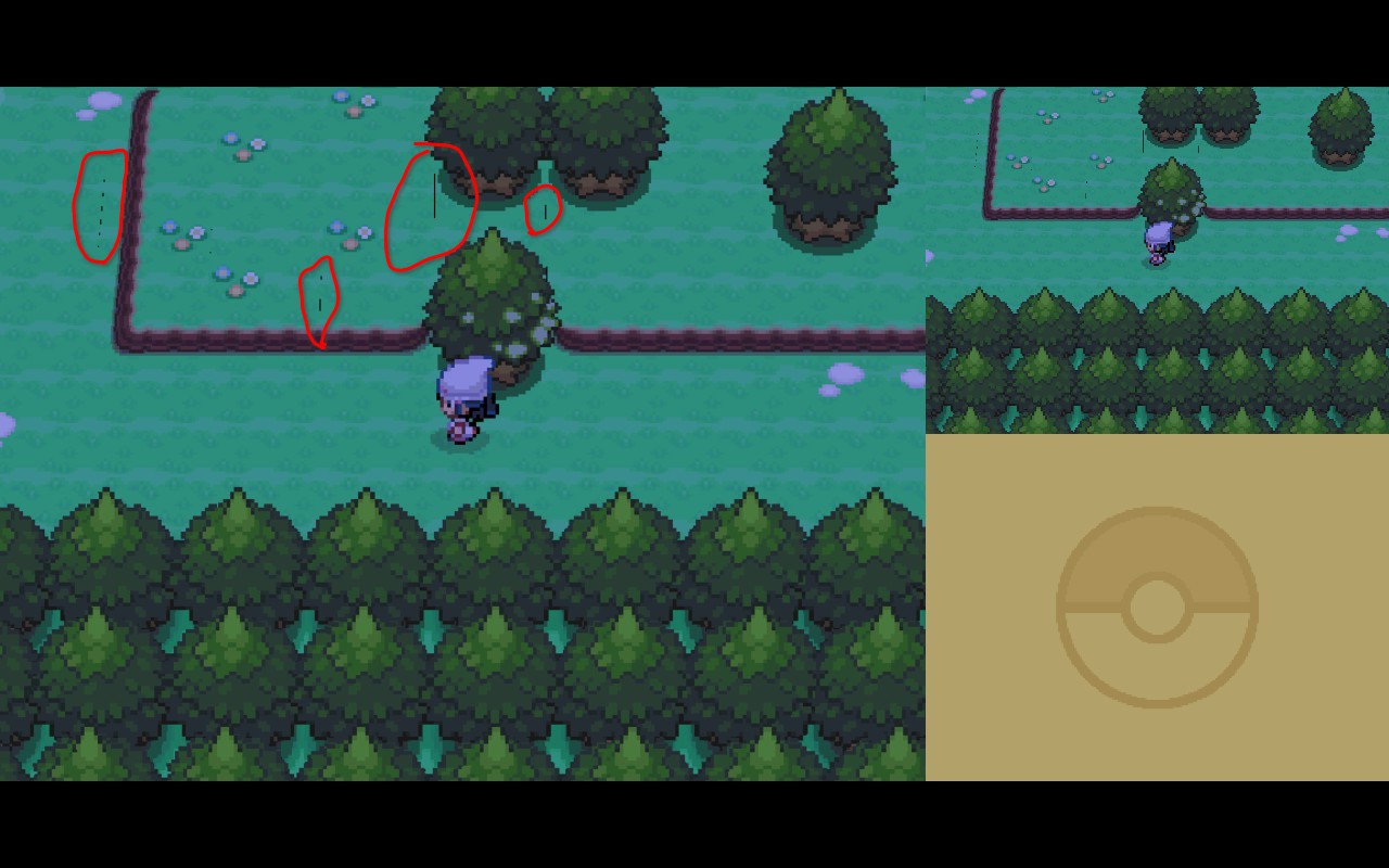 Visual bug with terrain in Pokemon Platinum · Issue 1684 · melonDSemu