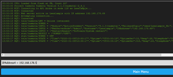 Resolving wrong IP Address · Issue #7443 · arendst/Tasmota · GitHub
