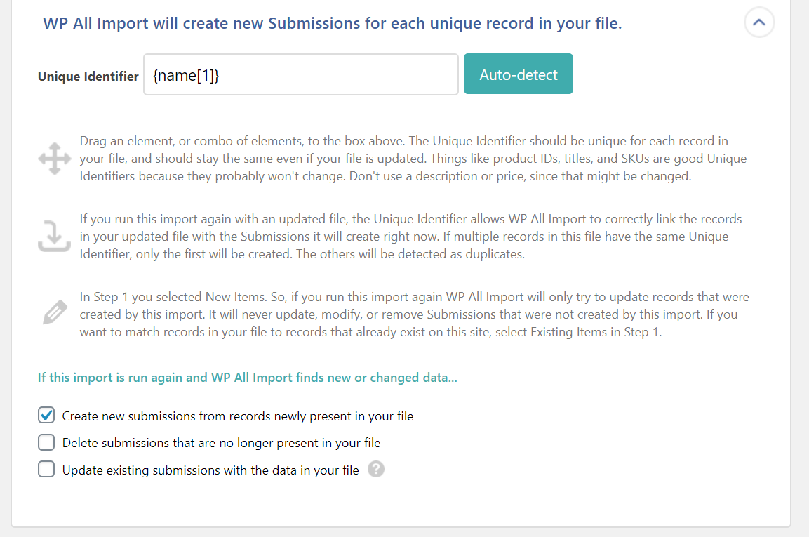Ninja Forms plugin submissions post type and WP All Import Pro ...