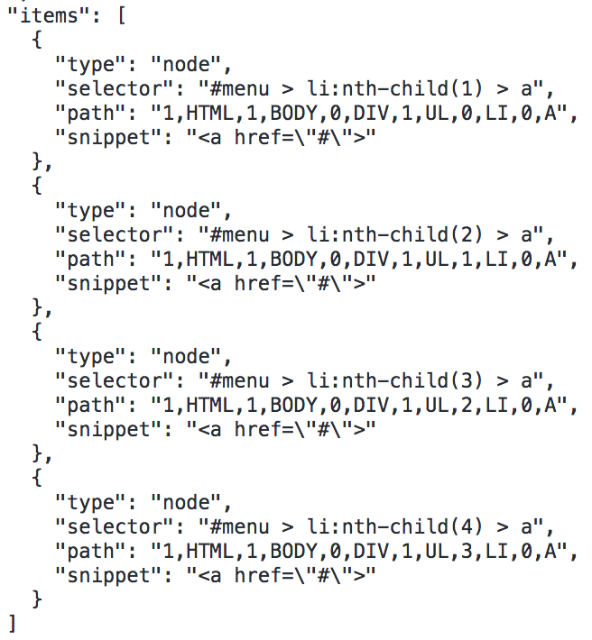 Incorrect CSS selector when running lighthouse through CLI or Node ...
