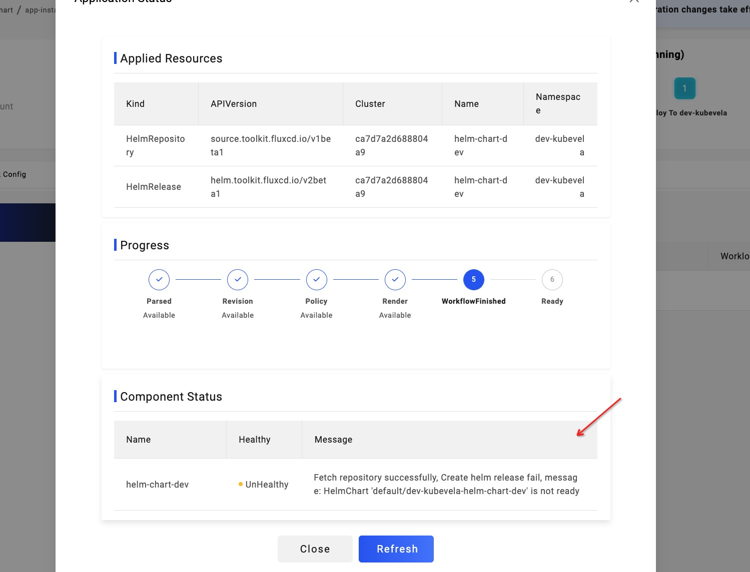 [Bug?] Helm Chat can't be deployed · Issue #251 · kubevela/velaux · GitHub