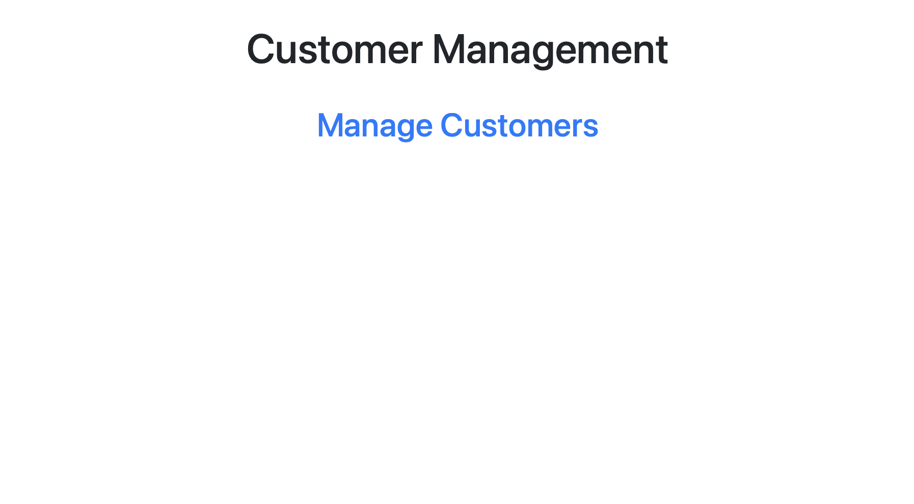 GitHub - rogzan/Customer-Management: Java web application based on ...