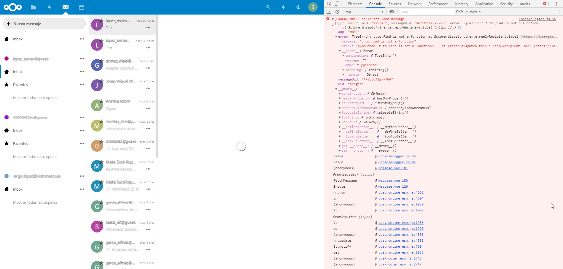 Can't read messages if recipient is a mail list · Issue #2266 ...