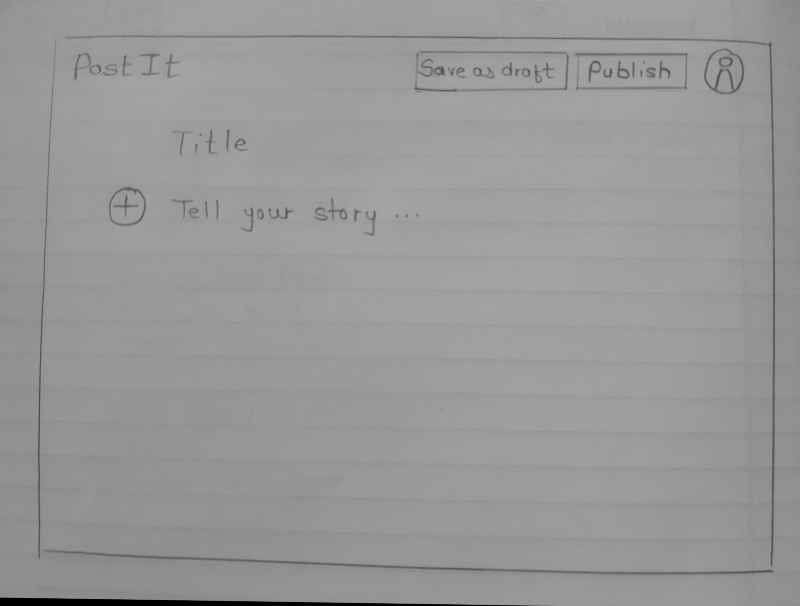 Edit page for new story