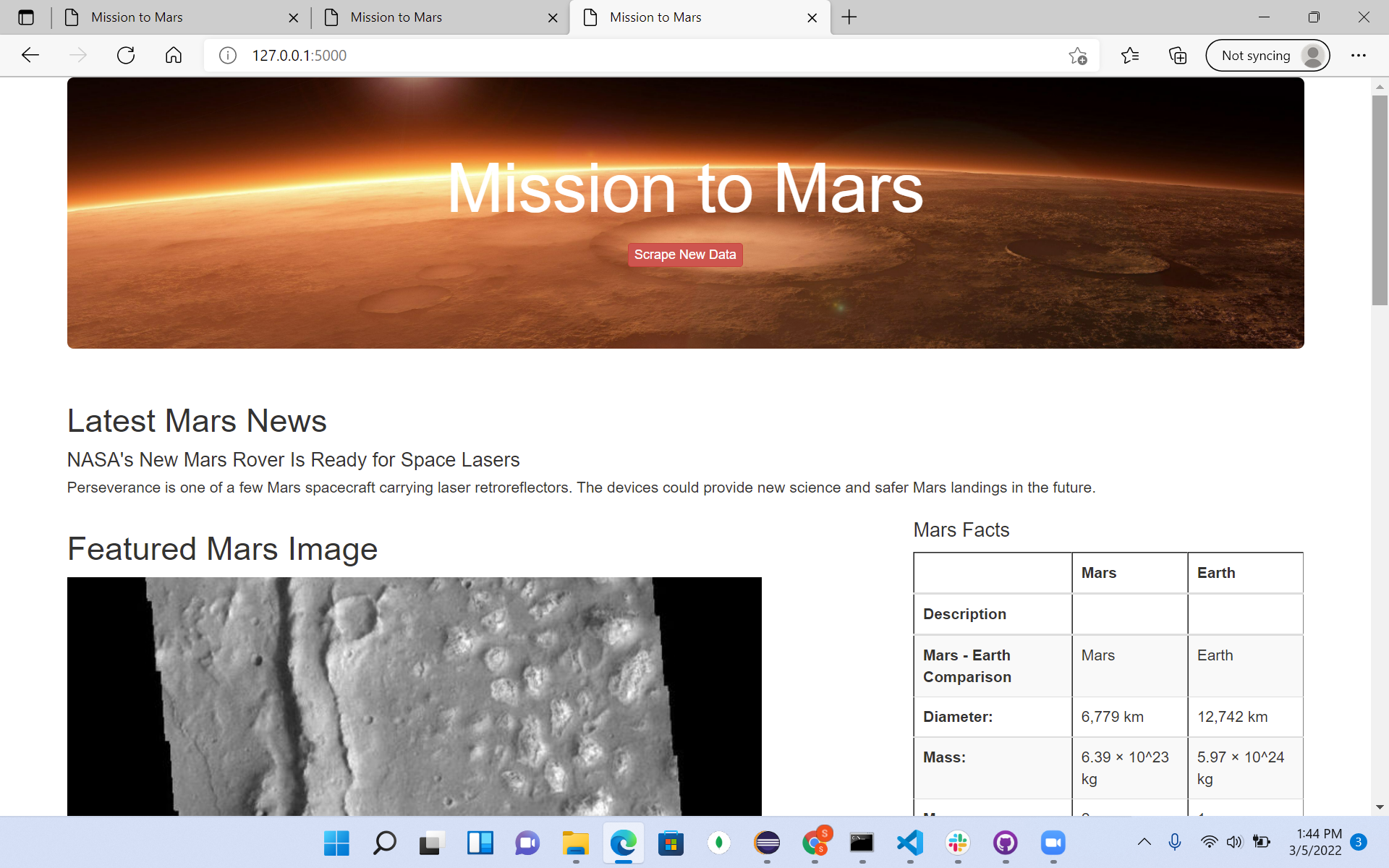 GitHub - Suma-Marri/Mission-to-Mars