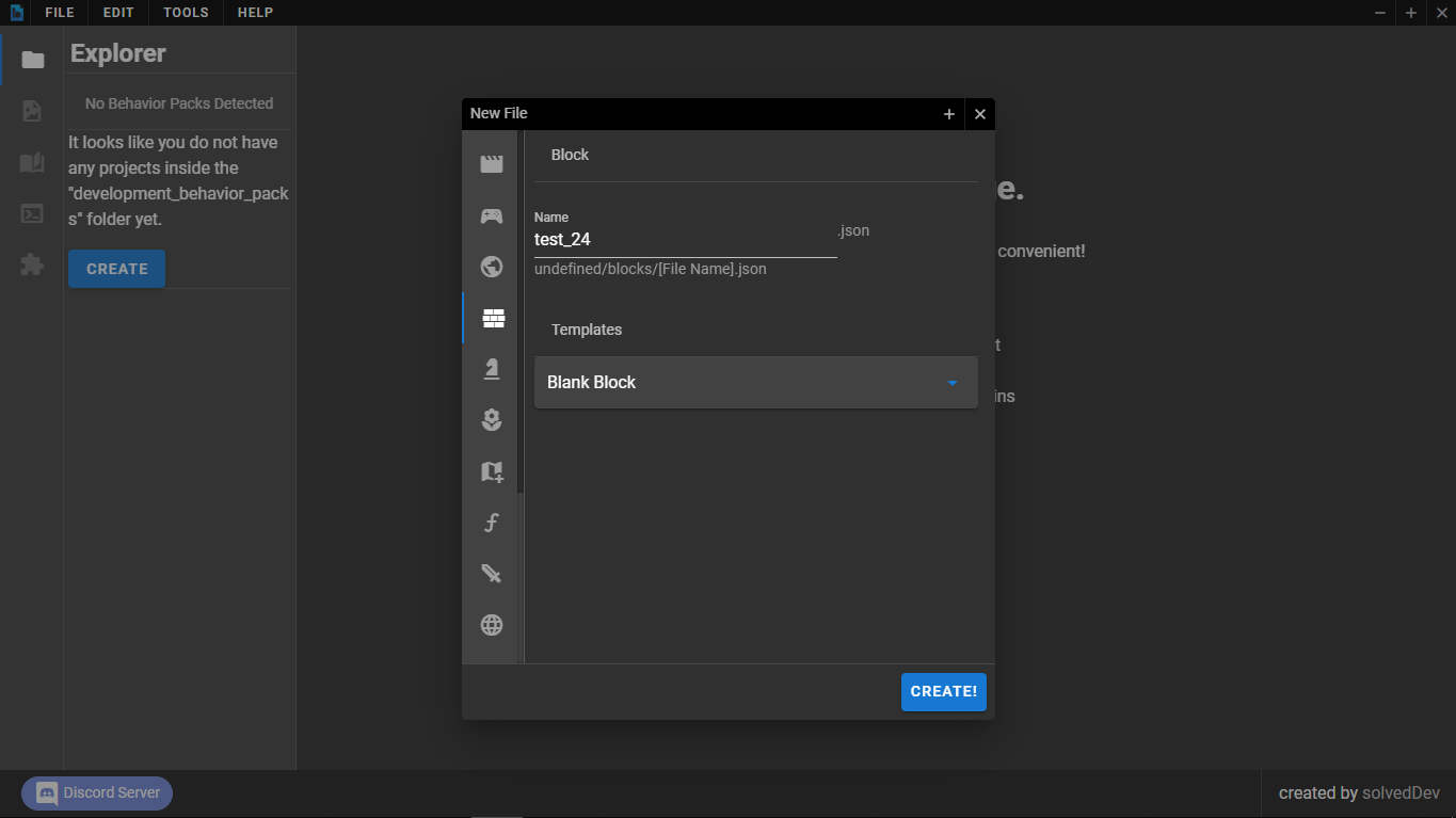 [BUG] Creating files without a project · Issue #112 · bridge-core ...
