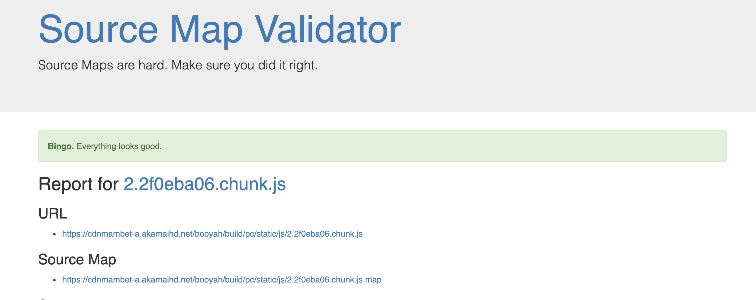 sourcemap is missing for certain error, but it's working for others ...