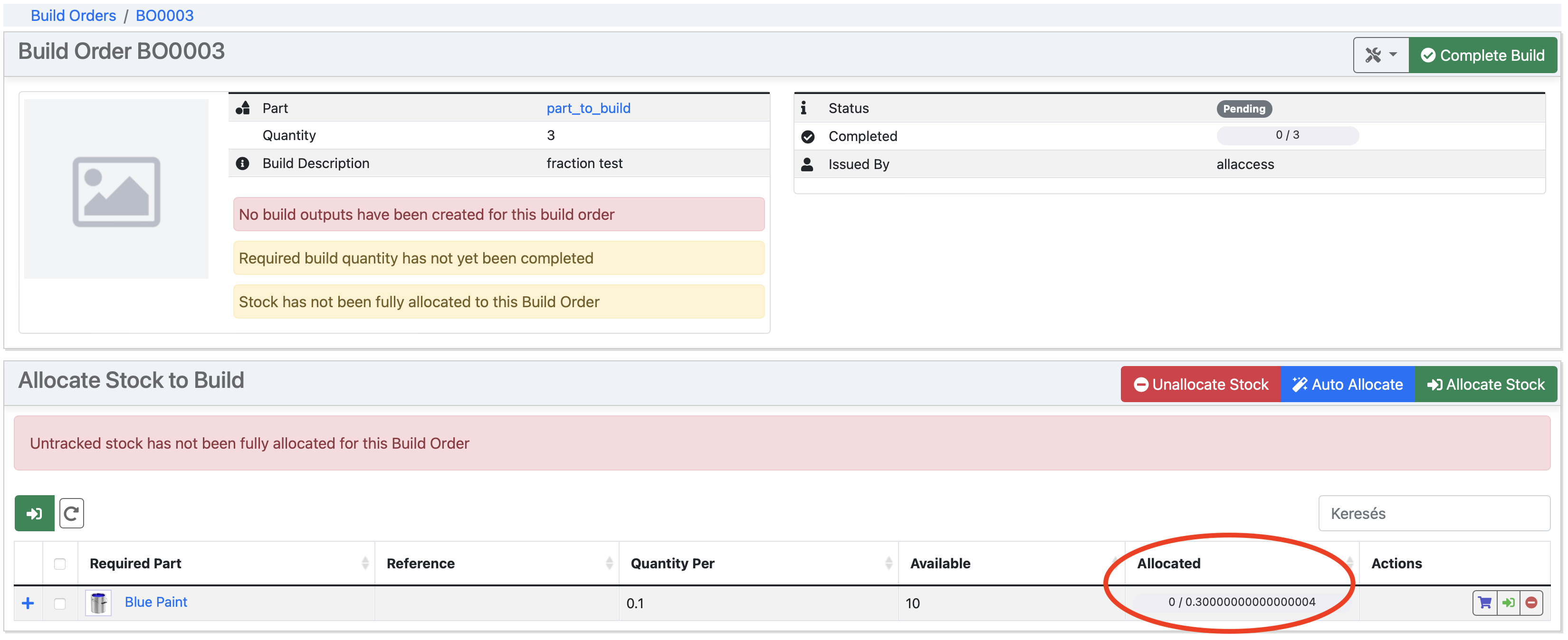 [BUG] Floating point precision problem when calculating required
