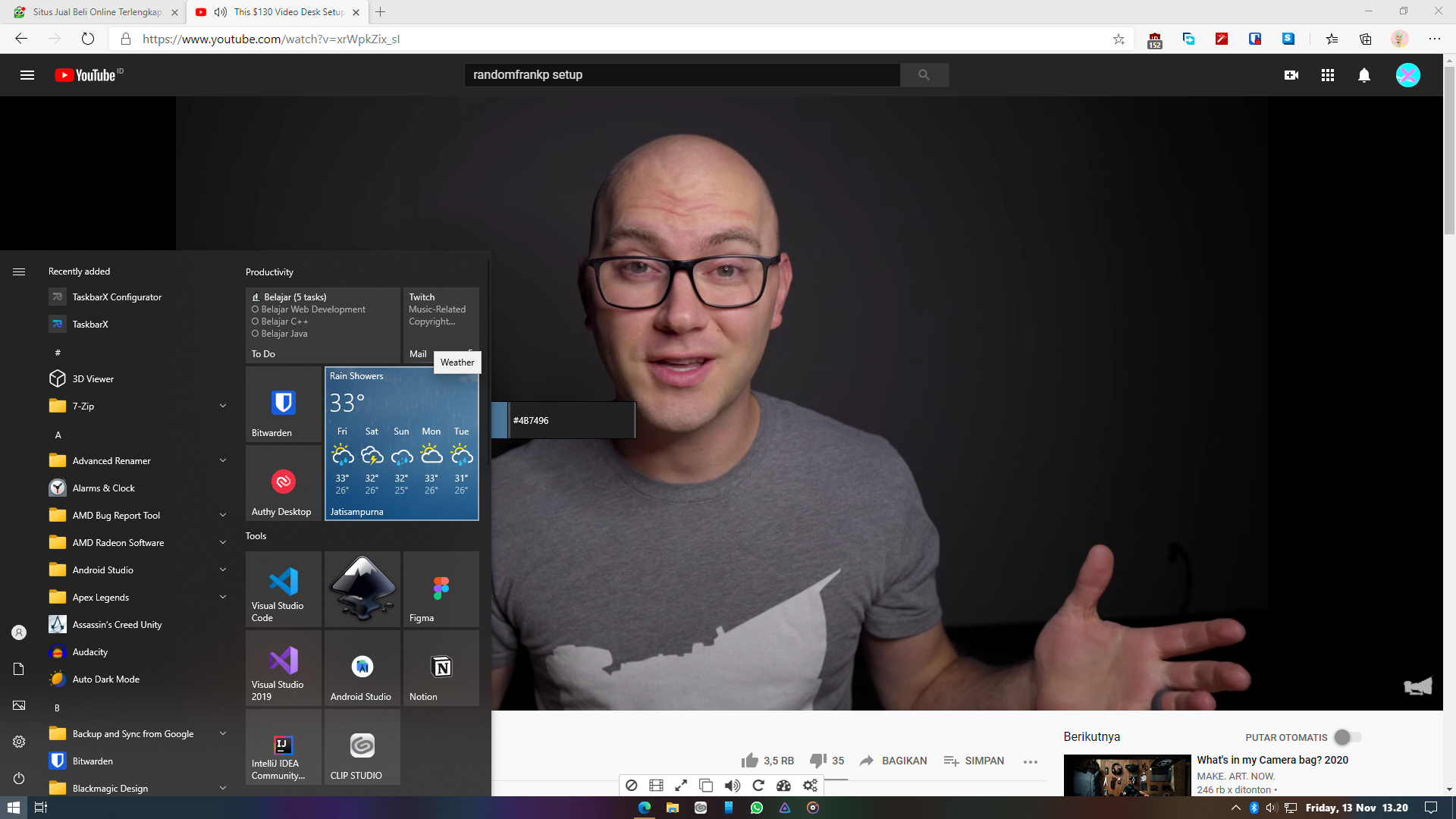 Start menu is blocking color picker tool tip · Issue #8022 · microsoft ...
