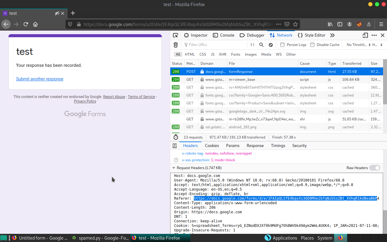 Referer looking quite incorrect · Issue 6 · 1UC1F3R616/GoogleForms