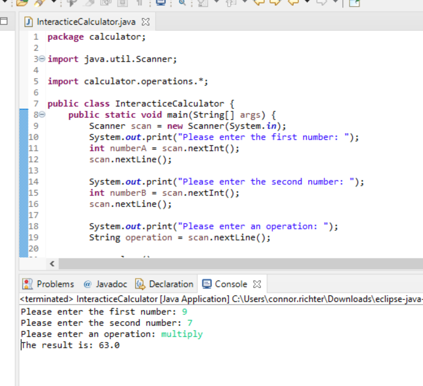 GitHub - Connorrichter4/java-calculator