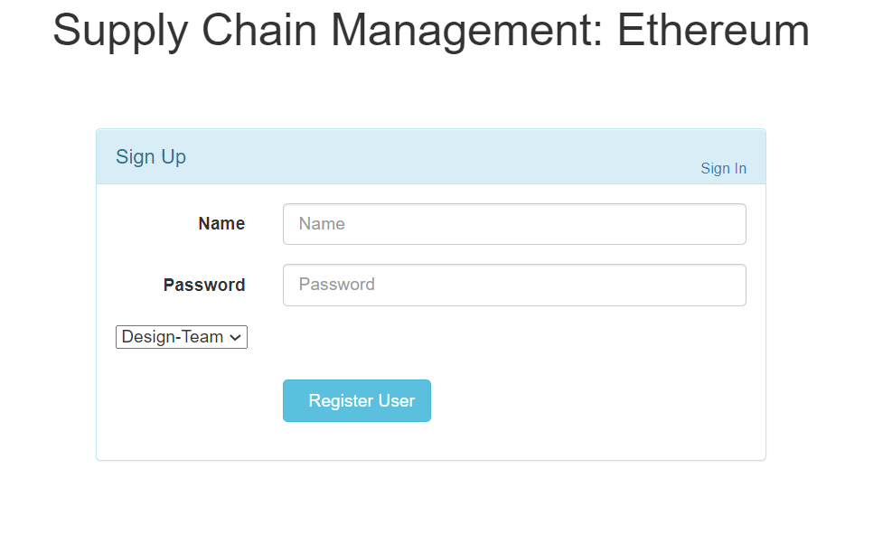 GitHub piyush123R/Supplychainmanagementinchipdesign A Dapp to maintain supply chain in