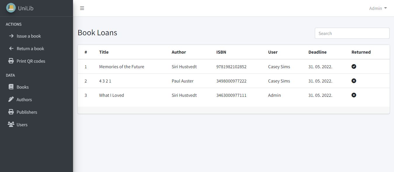 GitHub - marcelofajardo/library-management-app: Library management ...