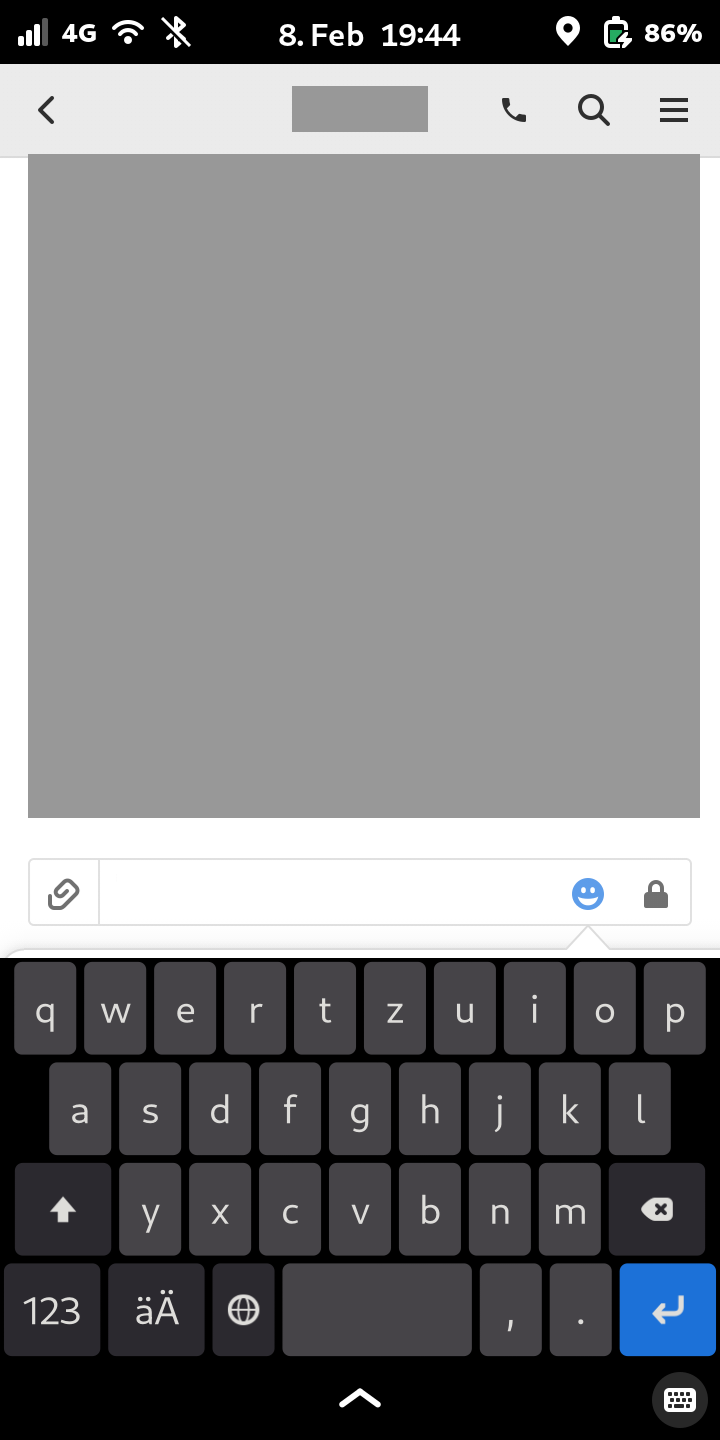 Mobile Emoji picker disappears behind on screen keyboard · Issue 1360