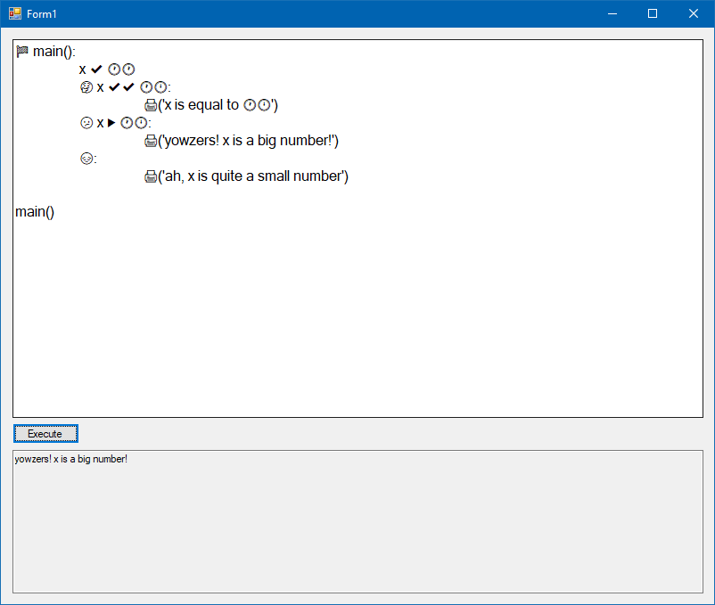 GitHub - sbrugel/emojilang: Fake programming language based on Python ...