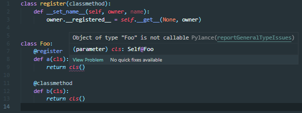 Classmethod subclasses are not treated as classmethod would be · Issue ...